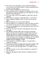 Preview for 7 page of Philips HP3641 Manual