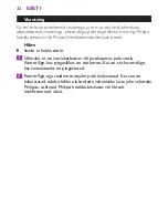 Предварительный просмотр 32 страницы Philips HP4648 User Manual