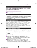 Preview for 47 page of Philips HP4657 User Manual