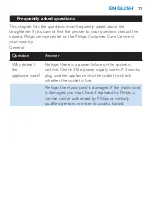 Предварительный просмотр 11 страницы Philips HP4661 User Manual