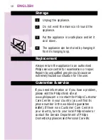 Preview for 10 page of Philips HP4663 User Manual