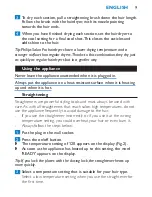 Предварительный просмотр 9 страницы Philips HP4669/05 User Manual