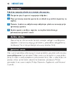 Предварительный просмотр 40 страницы Philips HP4669/05 User Manual