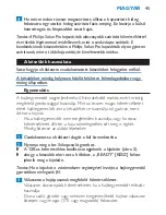 Предварительный просмотр 45 страницы Philips HP4669/05 User Manual
