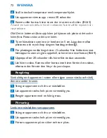 Preview for 72 page of Philips HP4687/08 User Manual