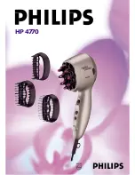 Preview for 1 page of Philips HP4770/00 User Manual