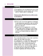 Preview for 8 page of Philips HP4848 User Manual