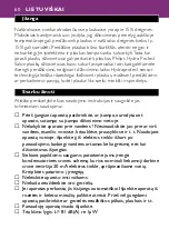 Preview for 60 page of Philips HP4899/01 Manual