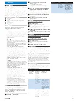 Preview for 2 page of Philips HP4924/00 User Manual