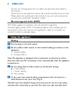 Preview for 8 page of Philips HP4935/01 User Manual