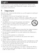 Preview for 3 page of Philips HP4940/00 User Manual