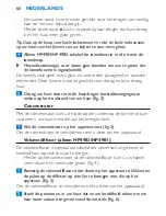 Preview for 66 page of Philips HP4980/01 User Manual