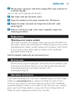 Предварительный просмотр 13 страницы Philips HP5241 User Manual