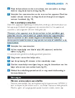 Предварительный просмотр 71 страницы Philips HP5241 User Manual