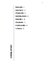 Philips HP5257 User Manual preview