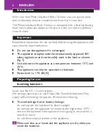 Preview for 6 page of Philips HP6317/52 User Manual