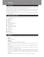 Preview for 6 page of Philips HP6370 User Manual