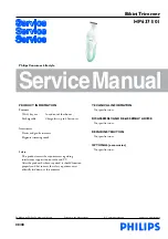 Preview for 1 page of Philips HP6371/01 Service Manual