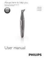 Philips HP6381 User Manual preview