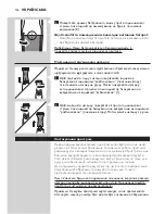 Предварительный просмотр 126 страницы Philips HP6381 User Manual