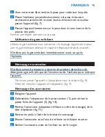 Preview for 15 page of Philips HP6407/00 User Manual