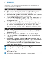 Preview for 8 page of Philips HP6408 Manual