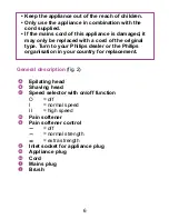 Preview for 6 page of Philips HP6416/00 User Manual