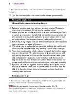 Preview for 8 page of Philips HP6473 Manual