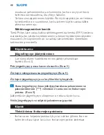 Preview for 44 page of Philips HP6483/00 User Manual