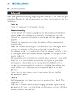 Preview for 78 page of Philips HP6483/00 User Manual