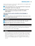 Preview for 85 page of Philips HP6483/00 User Manual