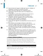 Preview for 47 page of Philips HP6503/00 User Manual