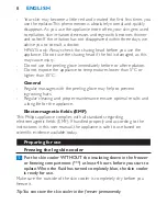 Preview for 8 page of Philips HP6513 User Manual