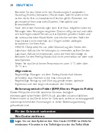 Preview for 20 page of Philips HP6513 User Manual