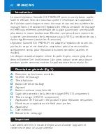 Preview for 62 page of Philips HP6513 User Manual