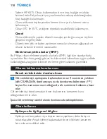 Preview for 118 page of Philips HP6513 User Manual