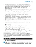 Preview for 33 page of Philips HP6515 User Manual