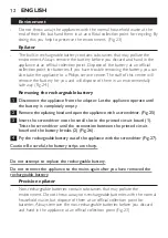 Preview for 12 page of Philips HP6541 Manual