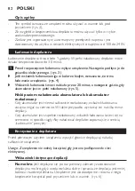 Preview for 82 page of Philips HP6541 Manual