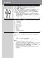 Preview for 60 page of Philips HP6565 User Manual