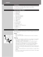 Preview for 6 page of Philips HP6577 User Manual