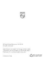 Preview for 7 page of Philips HP8101/00 User Manual