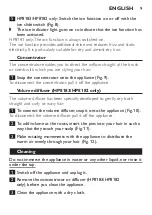 Preview for 9 page of Philips HP8180/00 User Manual