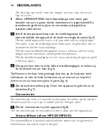 Preview for 44 page of Philips HP8200 User Manual