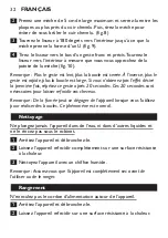 Preview for 32 page of Philips HP8290/00 User Manual