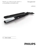 Preview for 1 page of Philips HP8333 User Manual