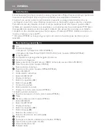 Preview for 58 page of Philips HP8550 User Manual