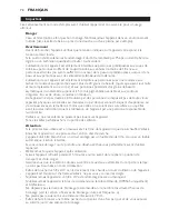 Preview for 72 page of Philips HP8550 User Manual