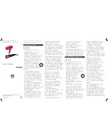 Philips HP8643 User Manual preview