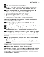 Preview for 77 page of Philips HP8650 User Manual